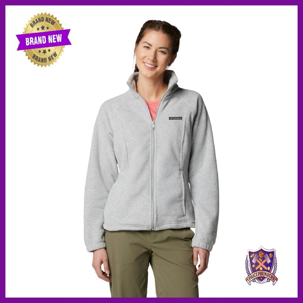 Women's Full Zip Fleece Jacket - Soft Polyester - Zippered Pockets - Slim Fit